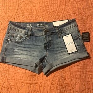 CP JEANS Jean Shorts SZ 3 NWT